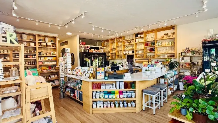 Newly renovated flooring, shelving and lighting