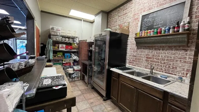 The kitchen in our bar area.