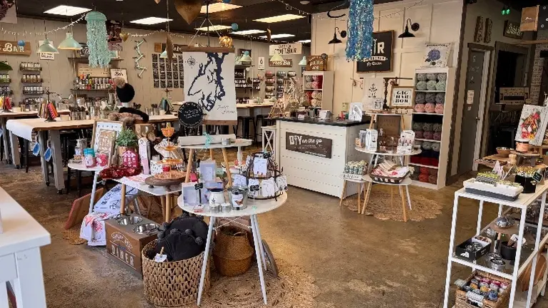 Retail area from front entrance.