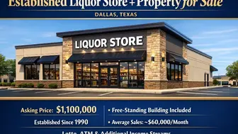 Established Dallas Liquor Store Since 1990 – Free-Standing Building