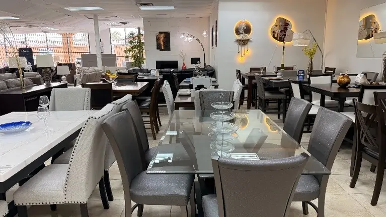 Contemporary dining furniture with sleek designs for stylish gatherings.