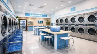 Turnkey Laundromat & Retail Shopping Center - Just opened