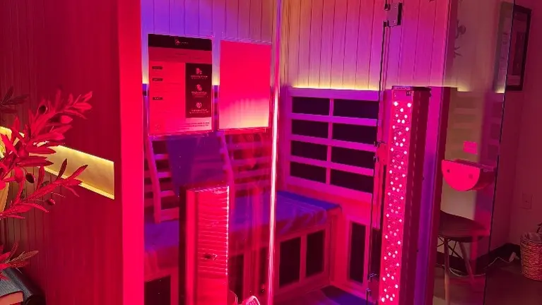 4 Private Infrared Sauna room with showers 4 Private Infrared Sauna room with showers
