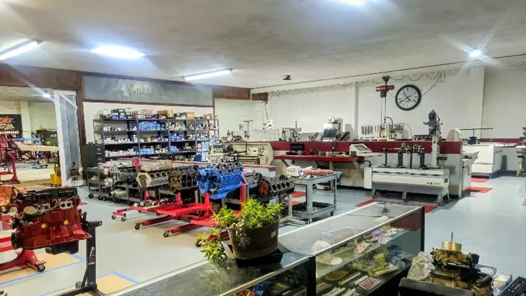 View from front of shop View from front of shop
