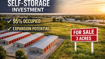 95% Occupied Self-Storage Facility on 3 Acres, Expansion Opportunity 