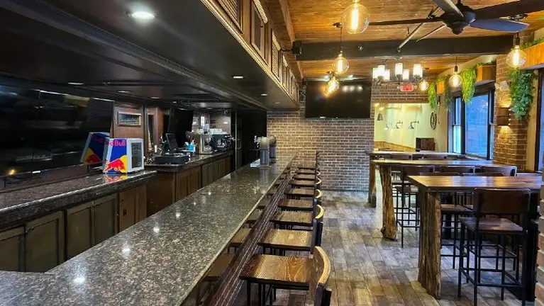 Private bar with another room