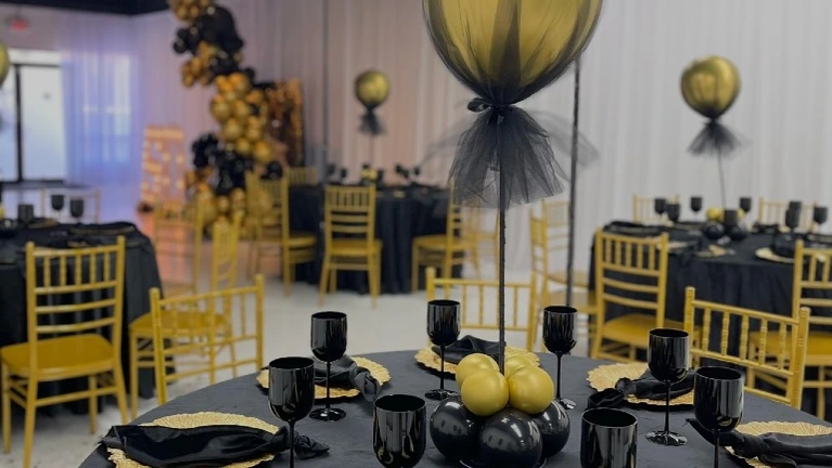 Alternate event theme demonstrating the venue’s versatility. Alternate event theme demonstrating the venue’s versatility.