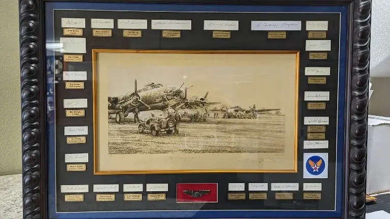 Add an engraved plate