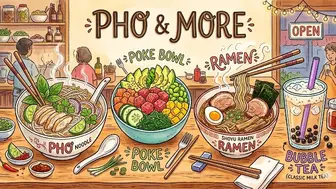 High Volume Profitable Pho, Poke Bowl, Ramen, B.T. Union County