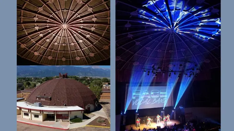 The Dome- inside and outside The Dome- inside and outside