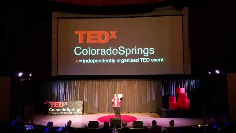 Stage set for presentation Stage set for presentation