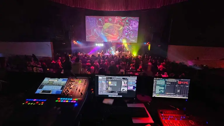 View from sound/lighting booth View from sound/lighting booth