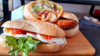 Two Unit Franchise Sandwich Shops for Sale! Drive Through Location!
