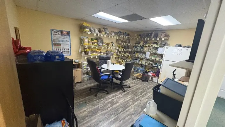 Additional treatment room storage and or break room