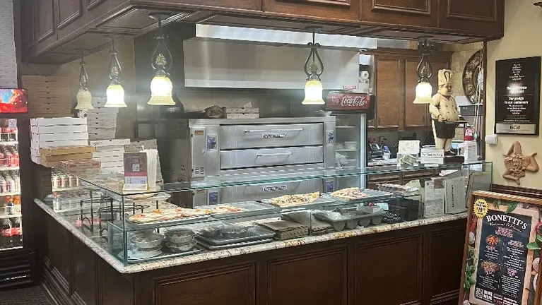 Front counter area