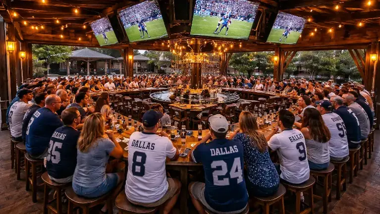 Outside patio seats 50 plus 