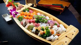 High traffic area Korean Live Fish Sashimi/Sushi restaurant.