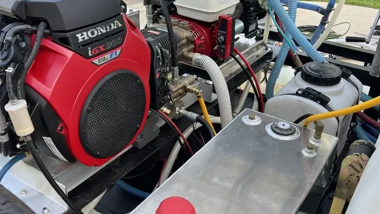 Commercial high-output equipment setup