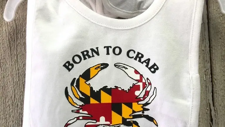 Born to Crab Bib Born to Crab Bib