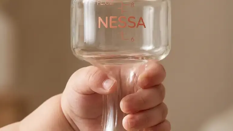 Baby can hold with 1 hand