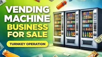 Turnkey Vending Machine Business – Immediate Cash Flow