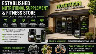 Supplement Nutrition Retail Store