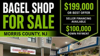 Turnkey Morris County Owner Operator Bagel Shop. Entertaing Offers!