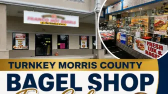 Turnkey Morris County Owner Operator Bagel Shop. Huge Price Drop!!