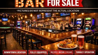 Turnkey Bar in Brownwood down town, TX for sale with property