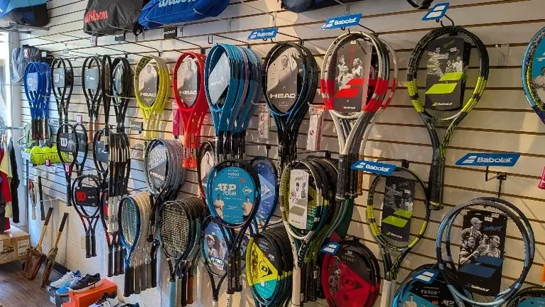 We supply the community with the top brands in tennis and pickleball. A demo program encourages customers to try before they buy from us.