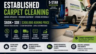 5-Star Carpet Cleaning | Premium Equipment