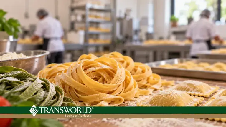 Fresh artisanal pasta production – representative image Fresh artisanal pasta production – representative image