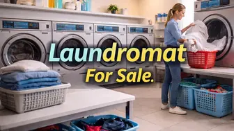 Recently Renovated Laundromat 43 Machines, SW Houston