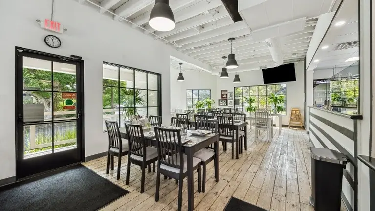 Open modern space with lots of windows Open modern space with lots of windows