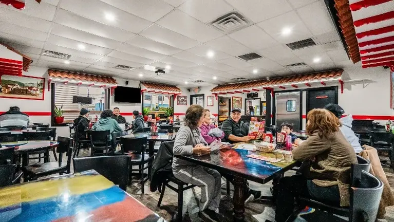 inside of restaurant