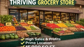 Grocery + Butcher/Bakery – $350K+ Profit, $2.3M Sales
