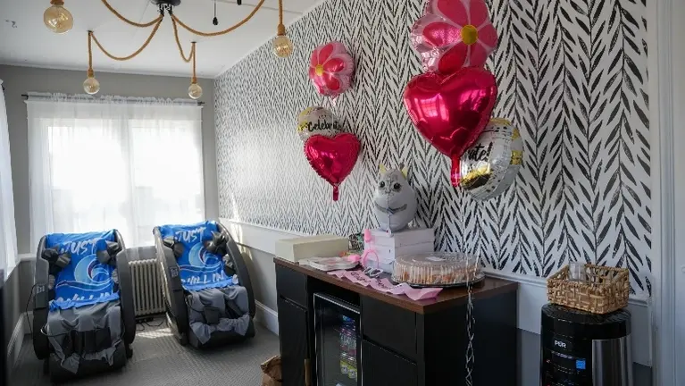 Coffee Bar + Mini Fridge Coffee Bar + Mini Fridge