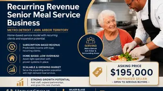 Profitable Senior-Focus Personal Chef Service-Scalable Model