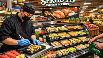 No Rent Sushi Kiosk Inside High Traffic Sprouts Grocery Store