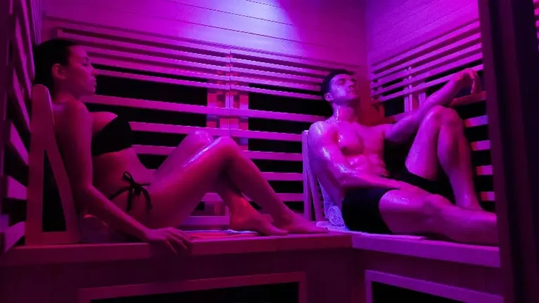 2 person infrared light sauna