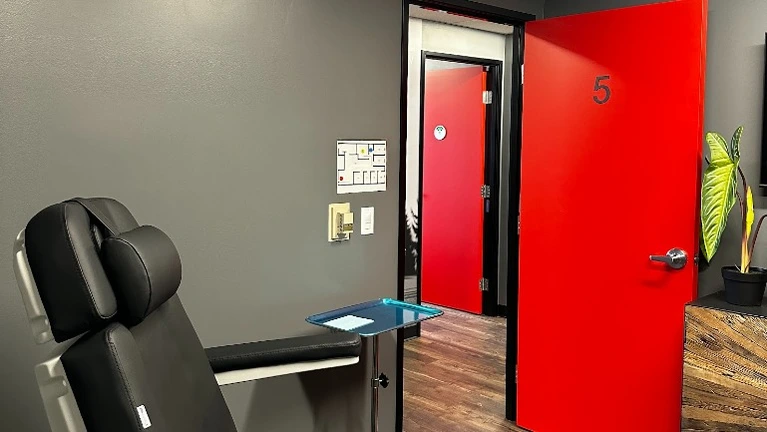 5 Exam & Procedure Rooms with Flat Screen TVs