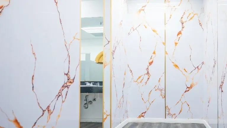 High-End Restrooms with Premium Materials Reflecting the Venue’s Luxury Brand