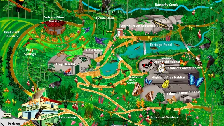 Map of Gardens