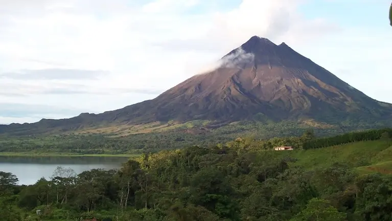 View of Arenal Volcano & Lake from Reception Center