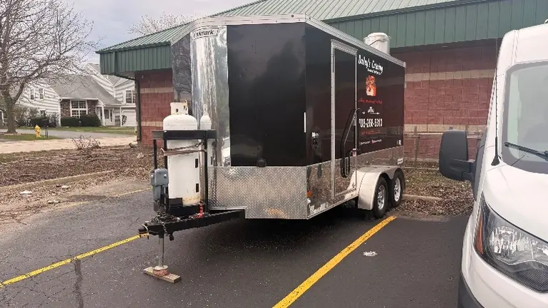 14ft concession trailer & 2 vans 14ft concession trailer & 2 vans