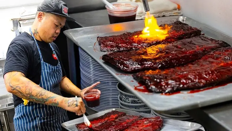 Craft BBQ, pull apart ribs! Craft BBQ, pull apart ribs!