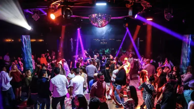 Vibrant and lively dance floor. Vibrant and lively dance floor.