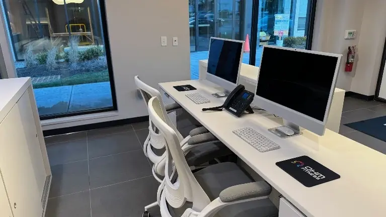 Front reception area