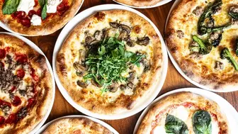 Upscale pizza restaurant