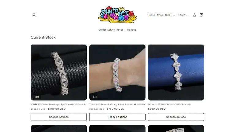 Main page of website 